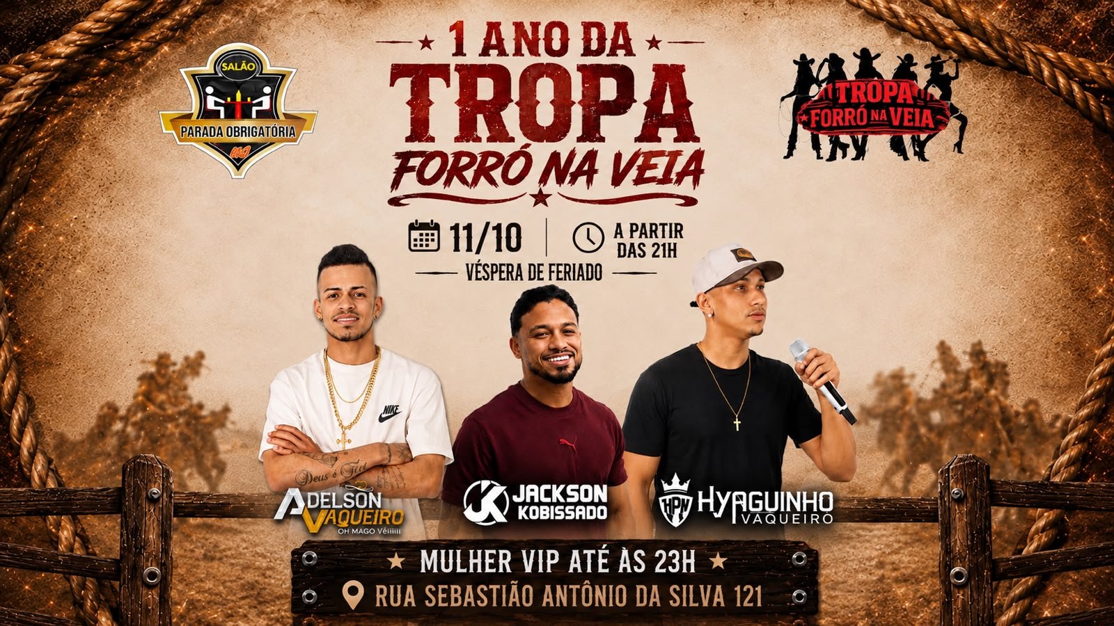 1 ANO DA TROPA FORRÓ NA VEIA💥