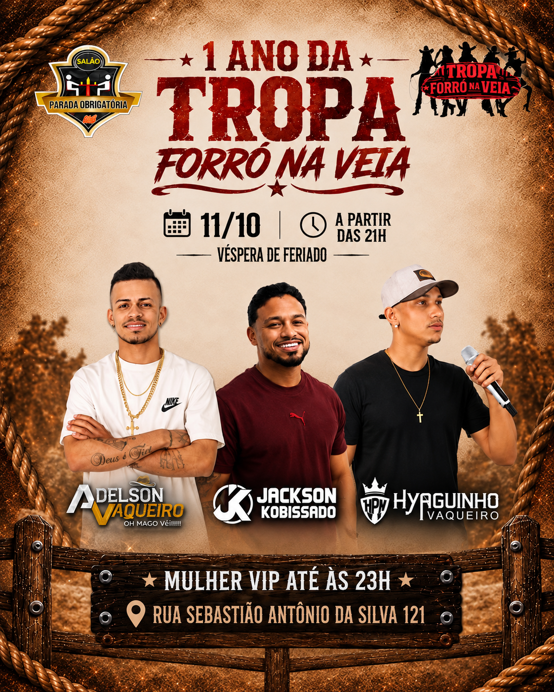 1 ANO DA TROPA FORRÓ NA VEIA💥